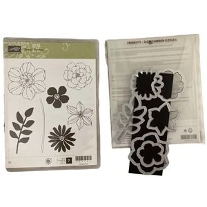 Stampin Up Secret Garden Stamp Set Framelits Dies Flowers Flower Floral Cards